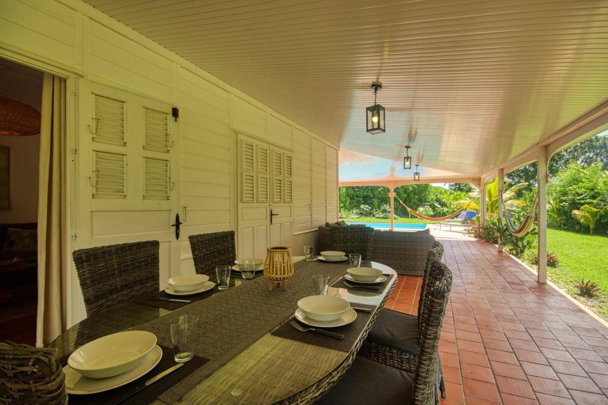Location maison Martinique-Espace repas